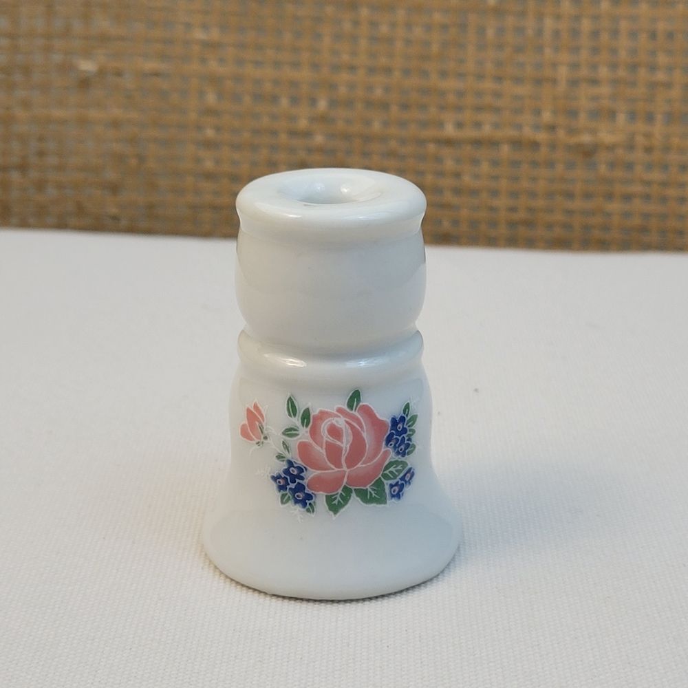 Floral Ceramic Candle Holder